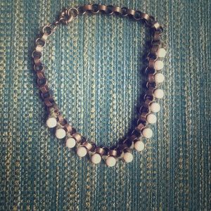 Anthropologie bead choker style necklace